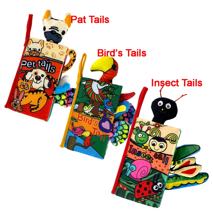 Baby Soft Cloth Book Early Learning Educational Toys Fabric Books Kids Cartoon Animal Toy Book