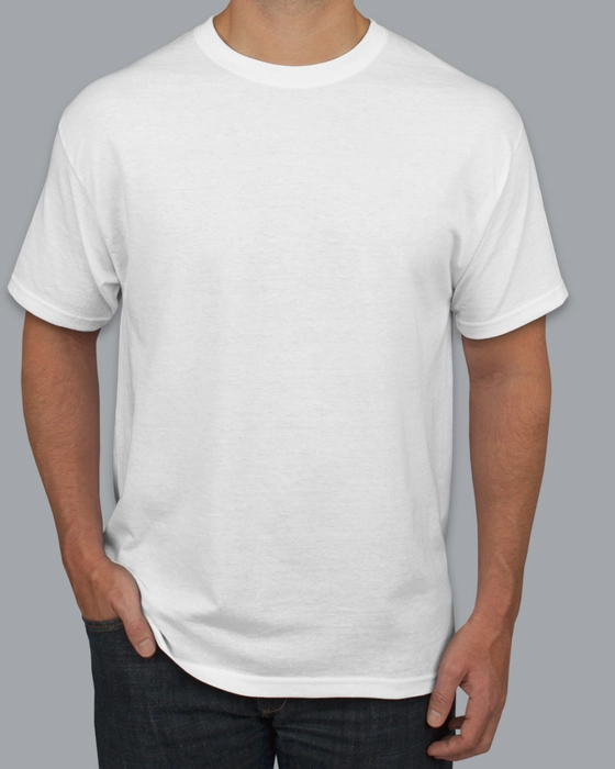 Round Neck T-Shirt-White