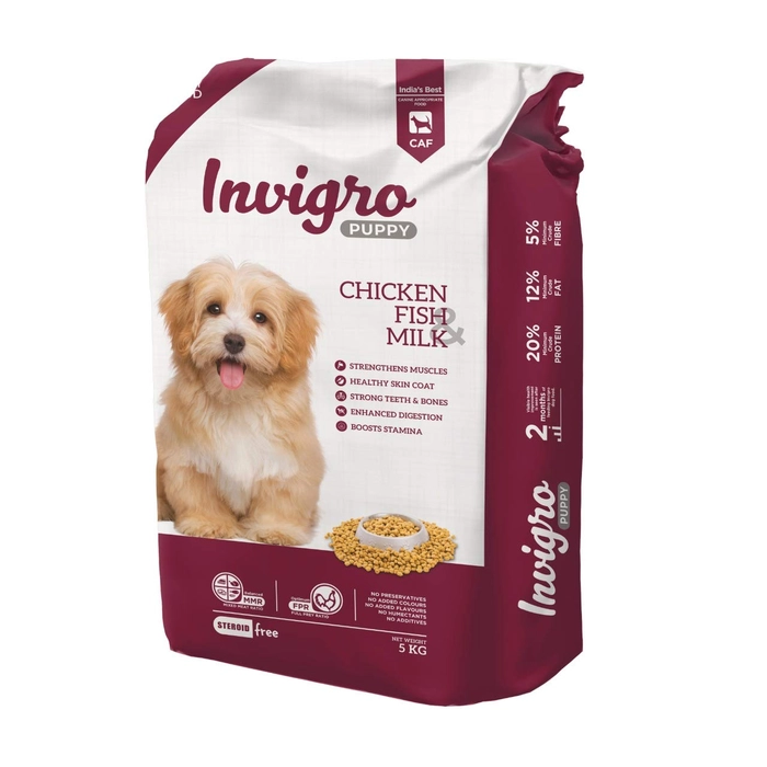 Puppy Chicken Fish Milk Dry Dog Food 5kg