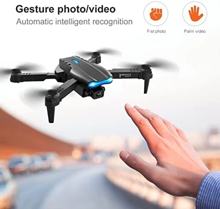 XIAOKEKE 4K RC Drone for Kids, Anti-Collision RC Quadcopter with Altitude  Hold Mode, One-Key Take-Of…See more XIAOKEKE 4K RC Drone for Kids