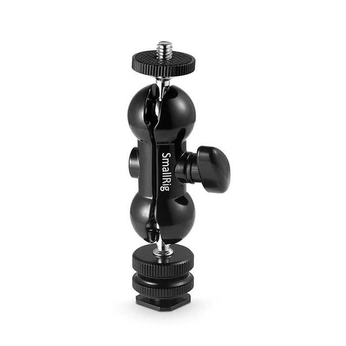 SmallRig 1135 Double End Ball Head with Cold Shoe and Thumb Screw