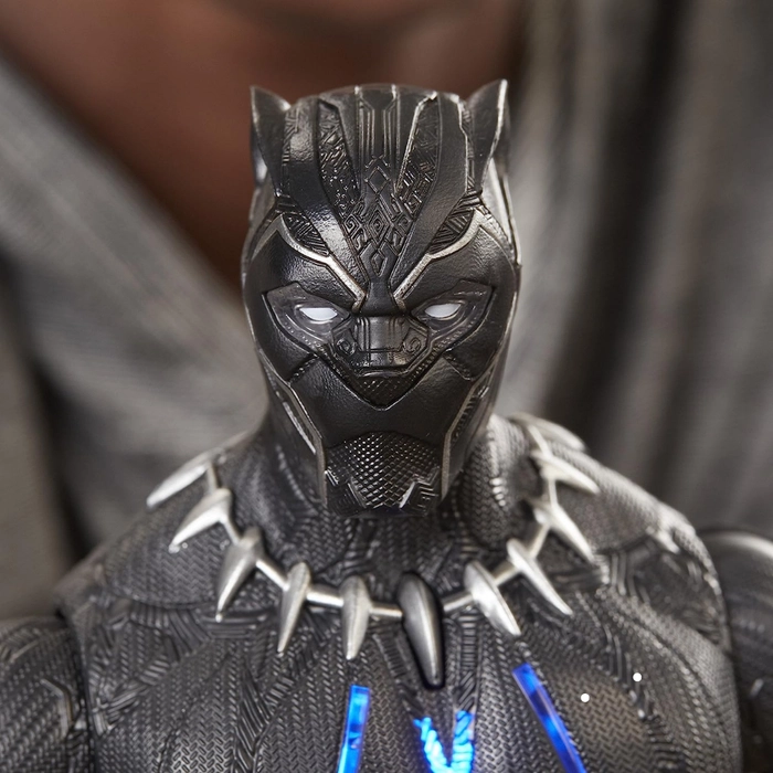 Black panther deals slashing action hero