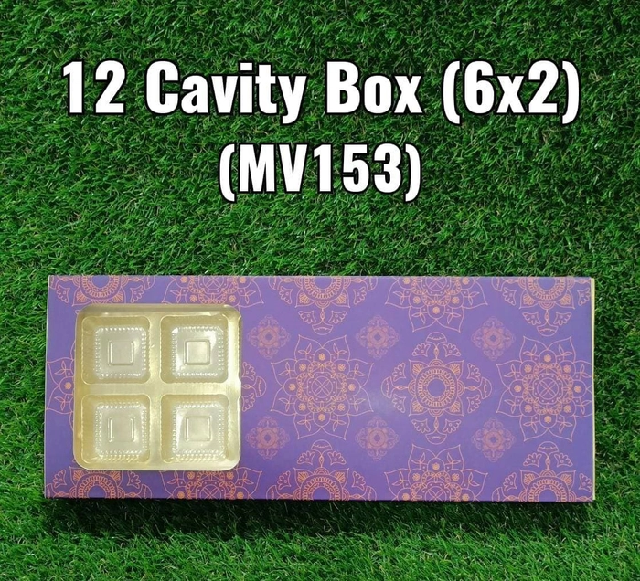 12 Cavity Diwali Long Chocolate Gift Box Any One
