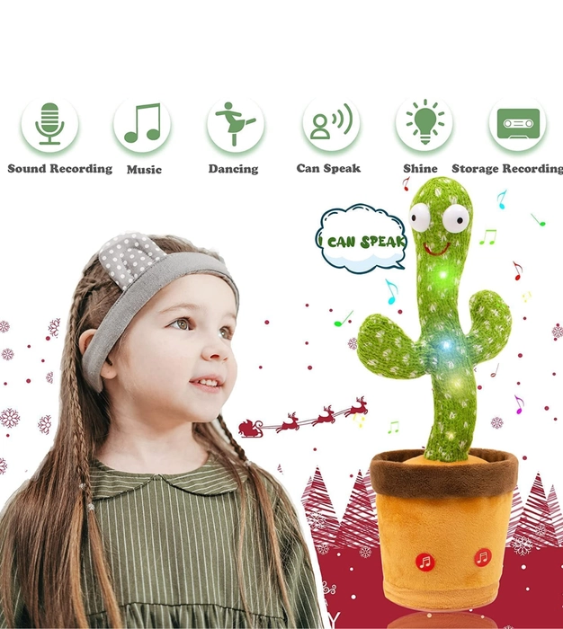 The Dancing Cactus Toy - Cactus Baby BlueTooth & Talk-Back Speak Toy