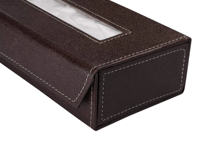 Buy QianBao Car Tissue Holder, PU Leather Tissue Box, Hanging