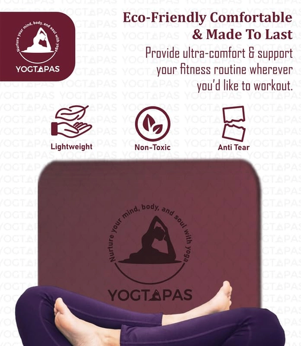 Yogtapas premium 6mm Yoga Mat ( EVA + TPE)