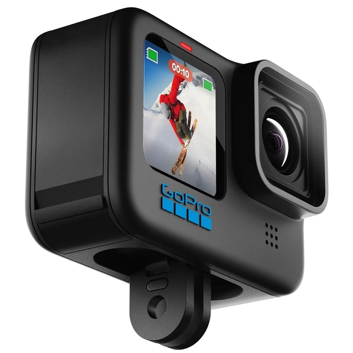  GoPro HERO10 Black (Hero 10) - Waterproof Action Camera with  Front LCD and Touch Rear Screens, New GP2 Engine, 5K HD Video, 23MP Photos,  Live Streaming, 64GB Extreme Pro Card