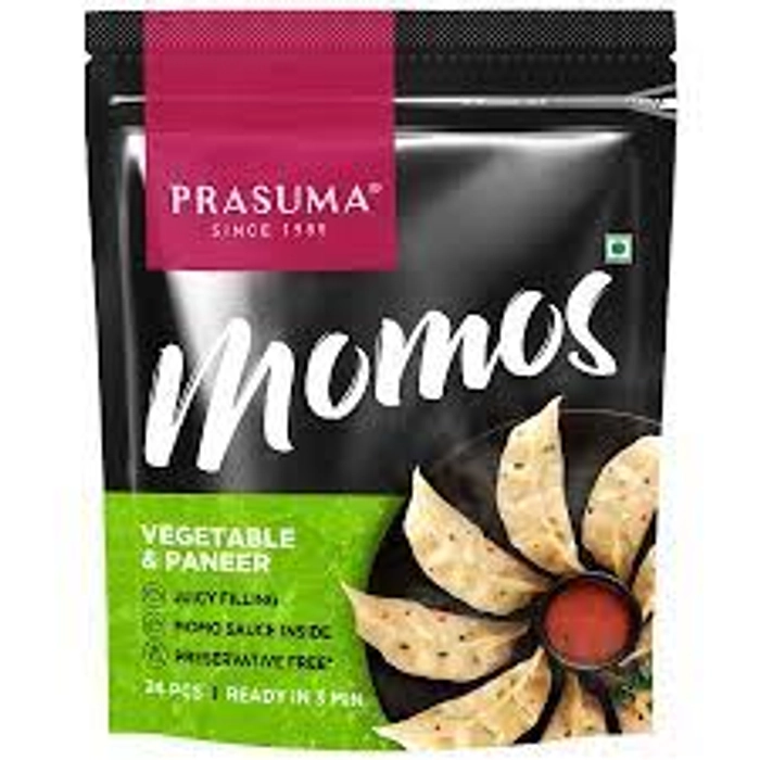 PRASUMA MOMOS - VEGETABLE (FROZEN) 10PCS