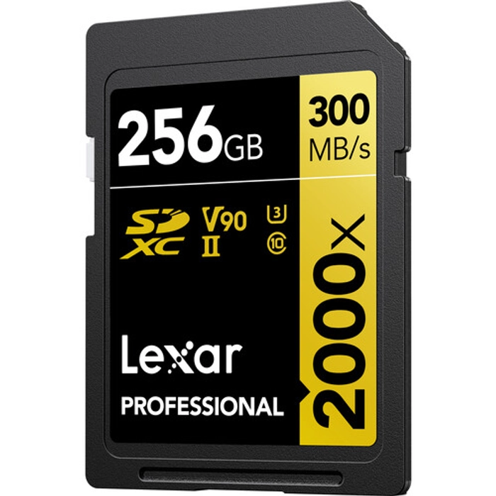 Lexar Professional 2000x SDHC/SDXC UHS-II V90, WITHOUT reader, RW up to 300/260 MB/s, 32GB/64GB/128GB/256GB