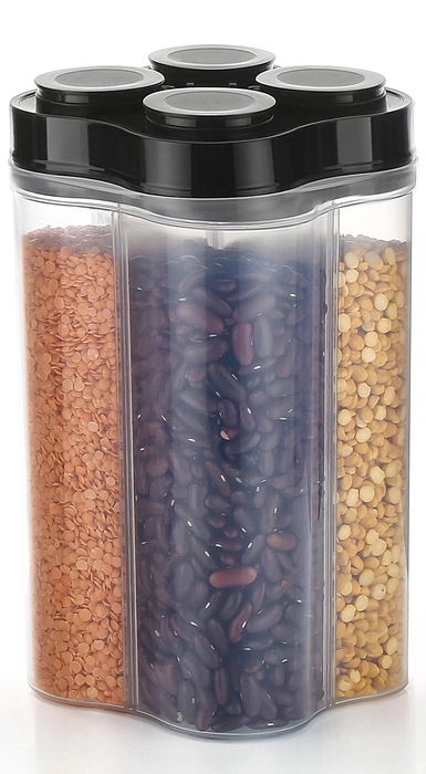 Porpoise Airtight Storage Kitchen Jar/Container Crunch Small, 4