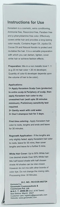 KERASTEM SCALP HAIR COLOR - Serene Derma Store