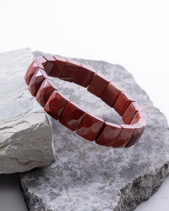 Grade A++ Red Jasper Crystal Bead Bracelet 8mm, Genuine Red Jasper Bracelet  | eBay