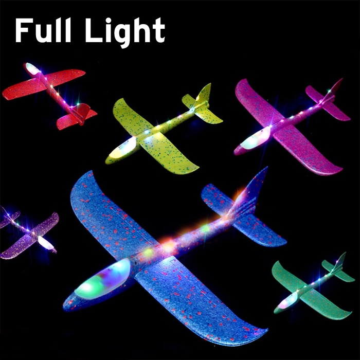 Kids Hand Throw Flying Glider Plane Toy Foam Aeroplane Model Outdoor Sports Toys for boys