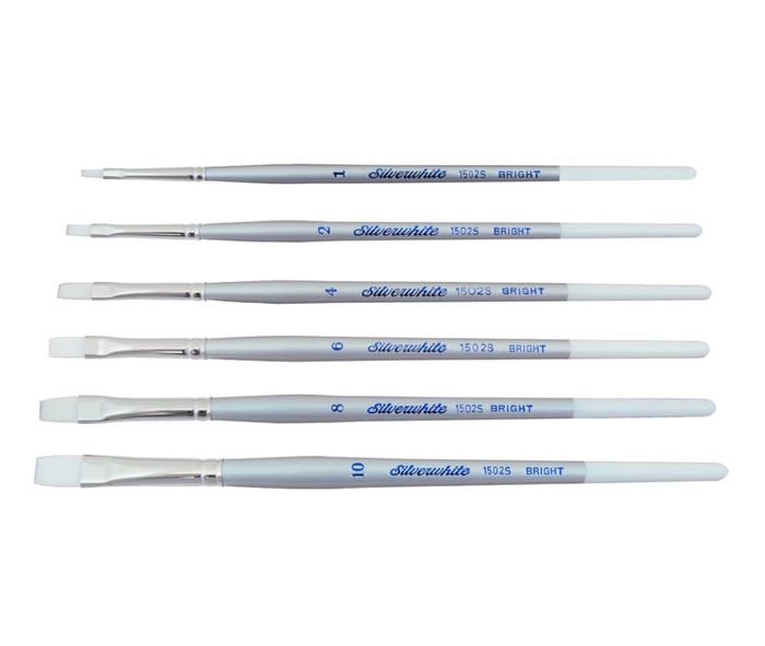 Buy original Silver Brush - Atelier Series 5011- Short Flat Hake