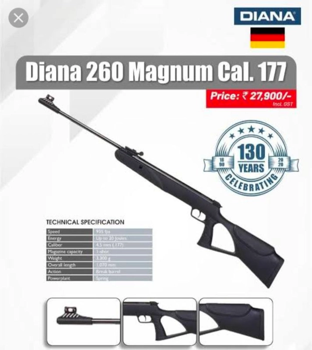 Diana 260 Magnum + BSA Score4-16x44AOEYS