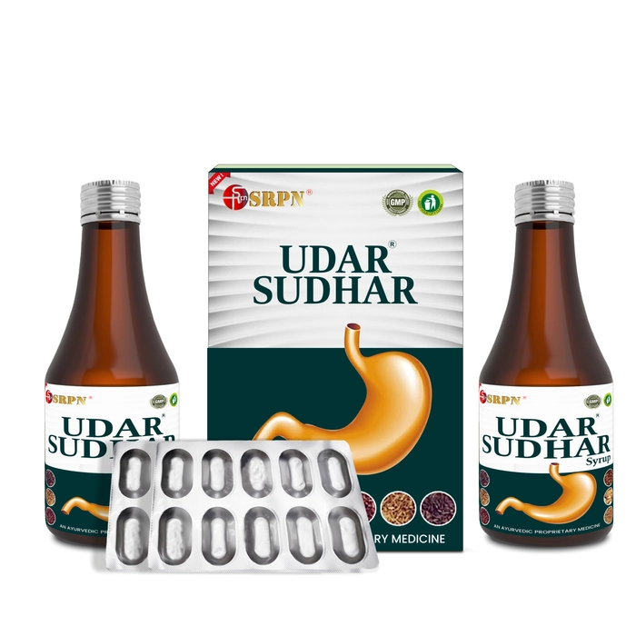 Udar Sudhar Ayurvedic Digestive Tablets For Gastric Problems  Pack Of 10 Tab