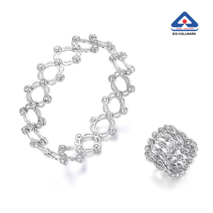 Buy Jodi Coin Arm Band In Dual Plated 925 Silver from Shaya by CaratLane