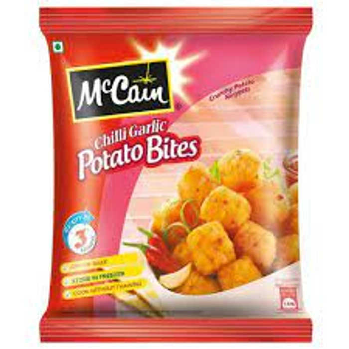 MCCAIN CHILLI GARLIC POTATO BITES 1.24KG