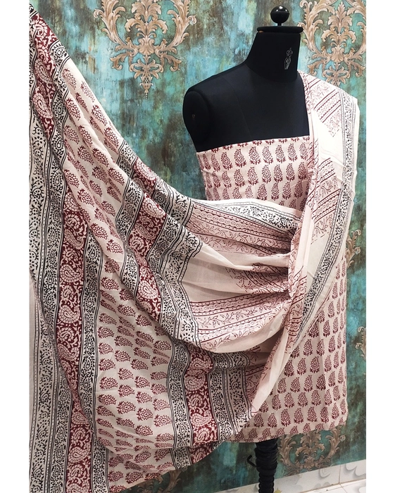 Buy 3pc Bagh Block Printed Natural Dyed Cotton Suit Material Set Onlne at  iTokri.com by BAGH PRINTS BY UMAR FARUK KHATRI l iTokri आई.टोकरी