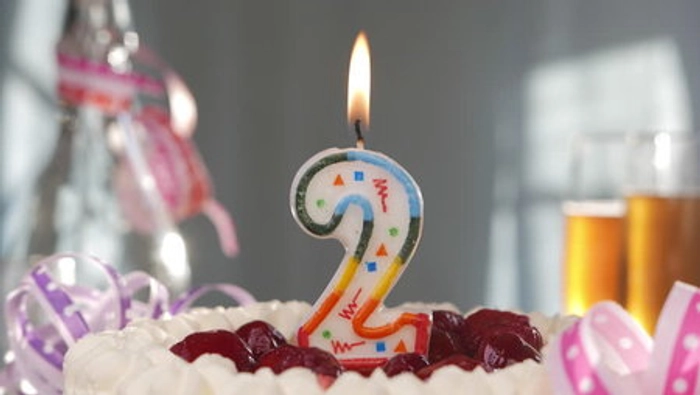 One Piece Number Birthday Candles 2 No.