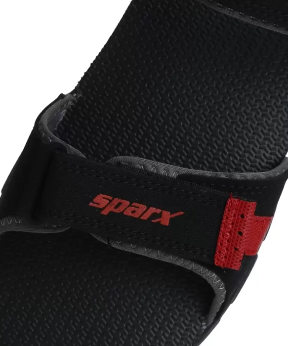 Shop Sparx Men Bk/Red Belt Sandals I060499 Online