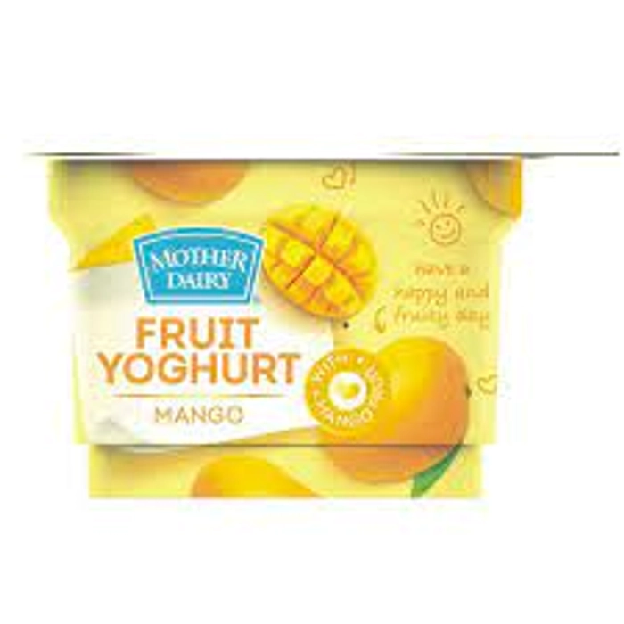 MOTHER DAIRY MANGO YOGHURT 100GM