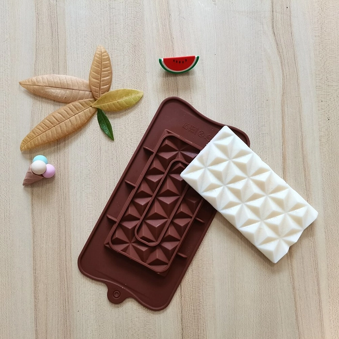 Pyramids Design Silicone Diwali Chocolate Bar Mold Cake Tools