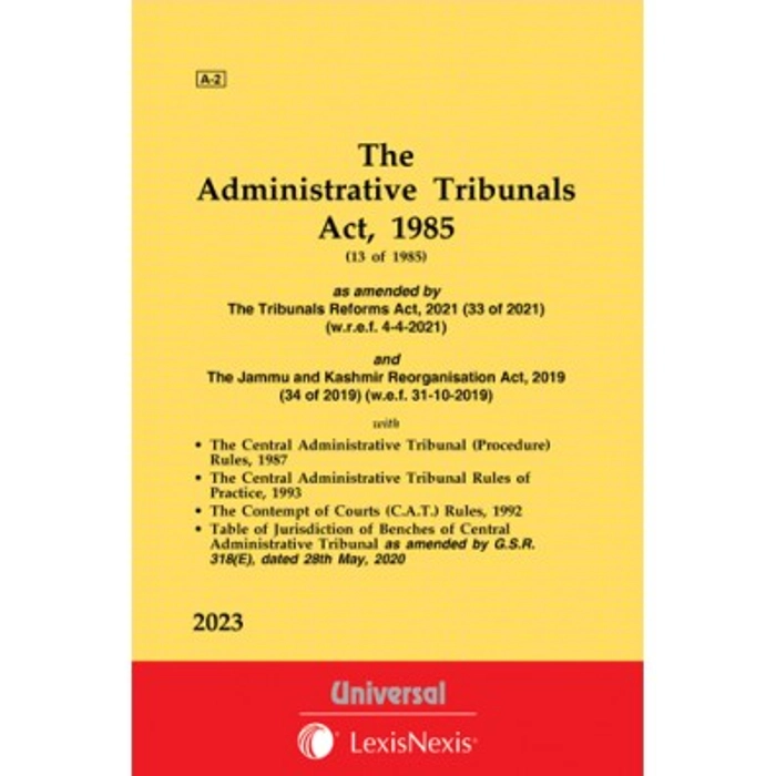 Administrative Tribunals Act, 1985 Along With Allied Rules | Bare Act ...