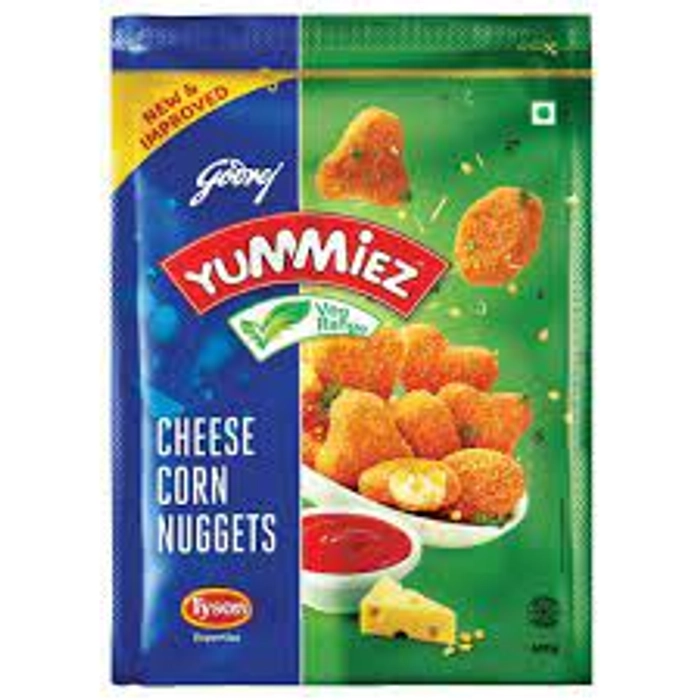 YUMMIEZ CHEESE CORN NUGGETS 400GM