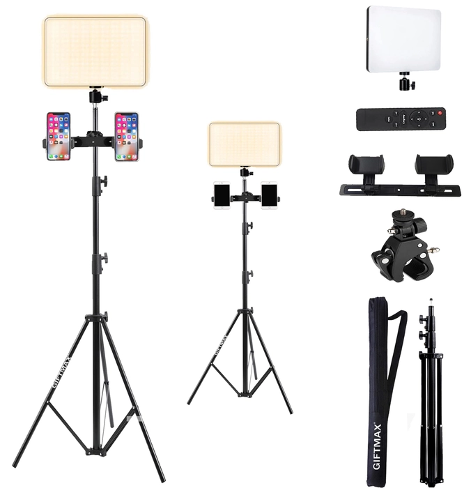 Buy GIFTMAX 24-Inch Panel LED Light Photography Lighting Kit Studio Lights  Set Photography Led Lamp for Studio Video Camera Light for Videoshoot,  , Gaming, Makeup (Only Light) Online at Best Prices in