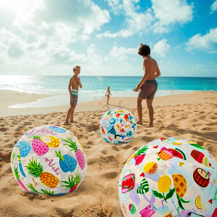 INTEX 20x20 inches Beach Ball Inflatable Ball Swimming Ball Children Pool and Beach Toys Bola Kolam Renang