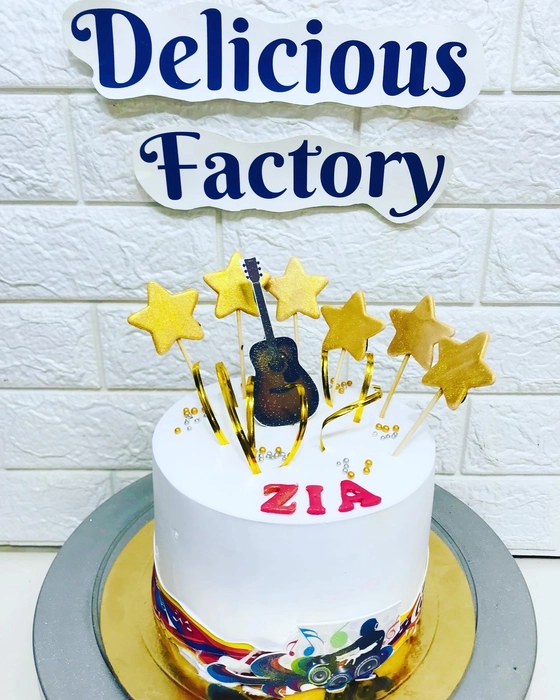 Being Cakes - Music theme cake . Guitar and microphone... | Facebook