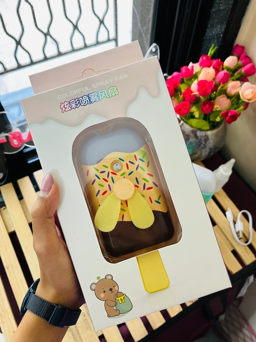 Portable Fan + Spray
