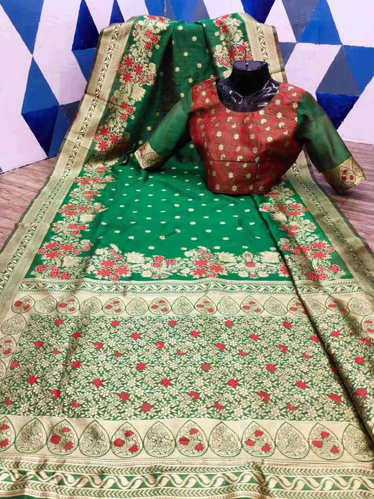 Red Color Bollywood Style Banarasi Silk With Contrast Work Stunning Look  Saree Party Wear Saree Kanchipuram Pure Silk Saree Beautiful Saree - Etsy |  Red saree wedding, Saree wedding, Saree