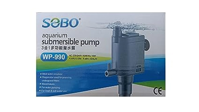 Sobo-990 Multifunction Submersible Pump for Aquarium Fish Tank