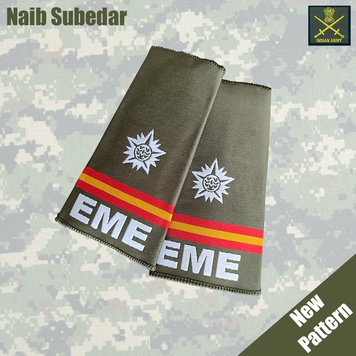 Indian Army Epaulette Shoulder Rank (Metal-Brass ) | Navyug