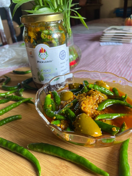 Mango  Green Chilli Pickle