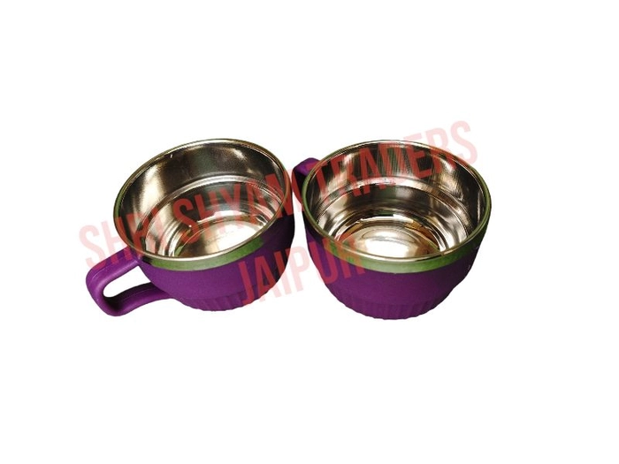 steel chai cup 2p