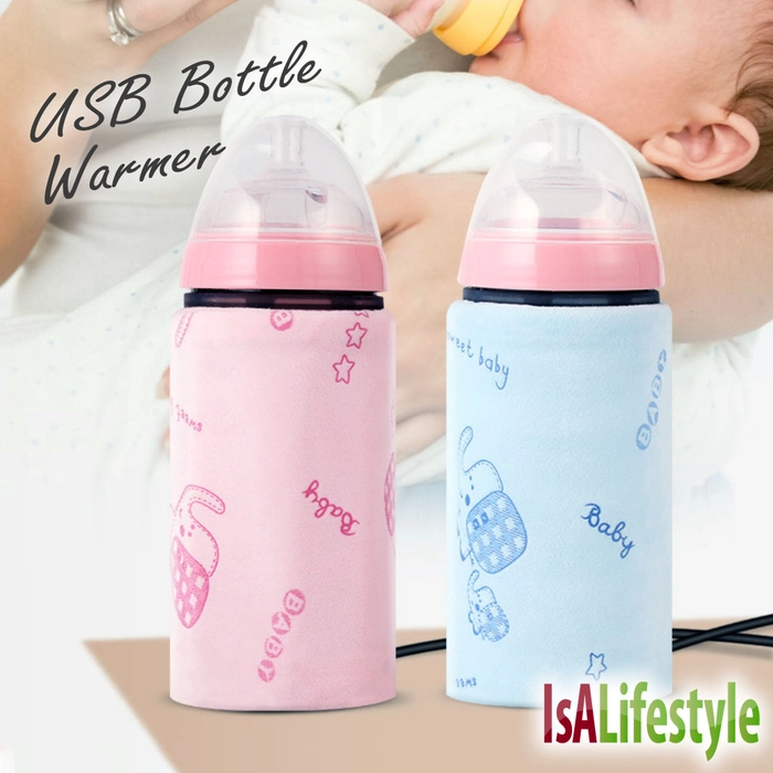 USB Bottle Heater Milk Water Warmer Baby Travel Insulated Bag Infant Feeding Bottle Maternity Hot Pack