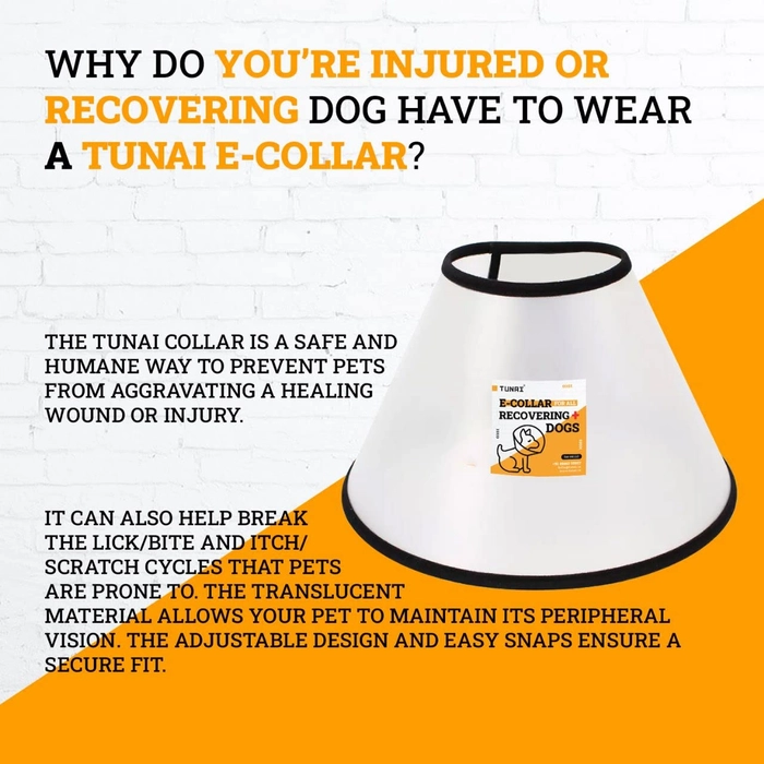 Tunai Elizabeth Collars for All Dog Puppies, Adult Cats, E Collars Suitable for All Puppies Less Than 3 Months