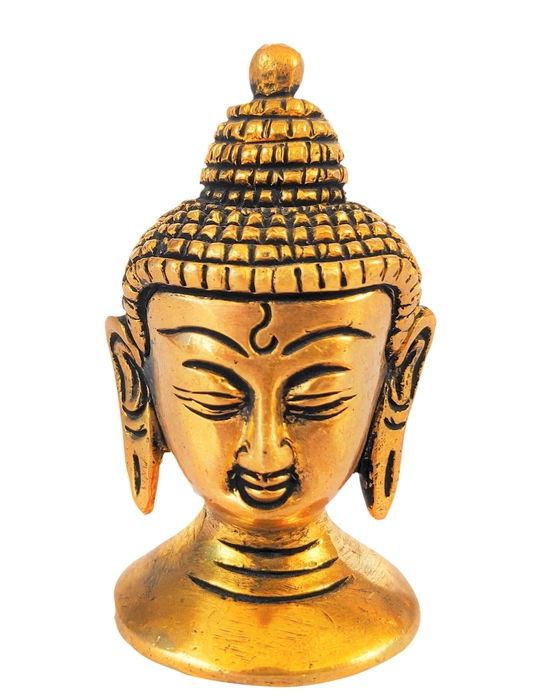 Buddha Head (Brass)