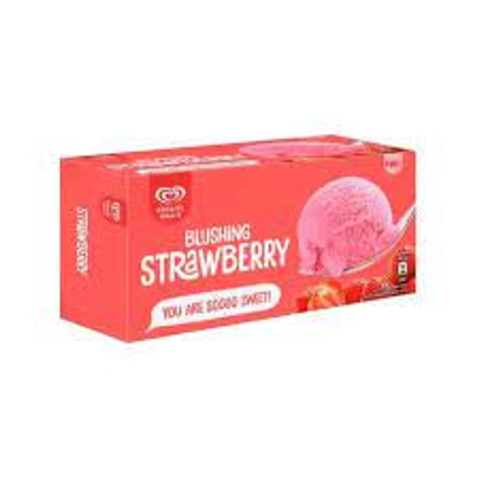 KWALITY WALLS PARTY PACK STRAWBERRY TUB 700ML