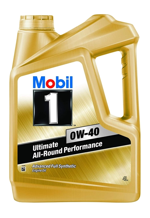 Mobil 1 0W-40 API SN Advanced Full Synthetic Engine Oil  (4L)