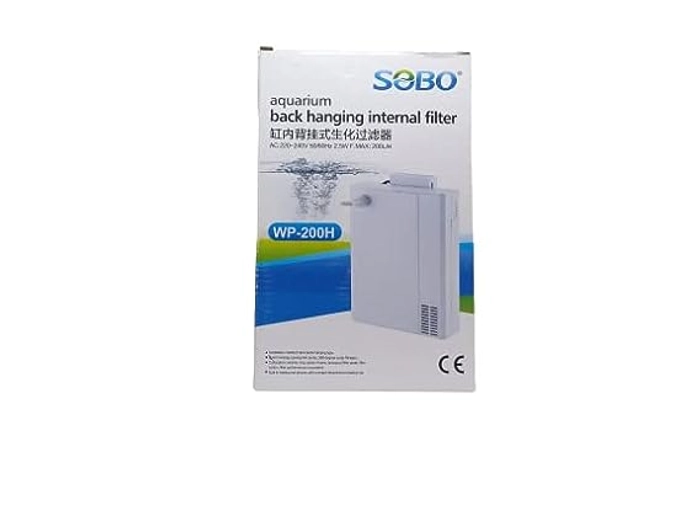 Sobo WP-200H Aquarium Back Hanging Internal Filter