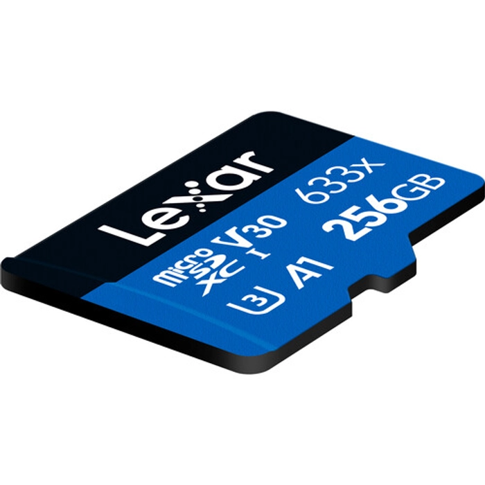 Lexar 633x microSDHC/microSDXC UHS-I w/ adapter, R up to 100MB/s, 32GB/64GB/128GB/256GB