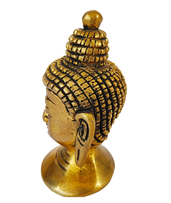 Buddha Head (Brass)