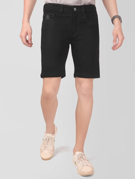 Greta Black Denim Rolled UP Shorts – Piin | www.ShopPiin.com