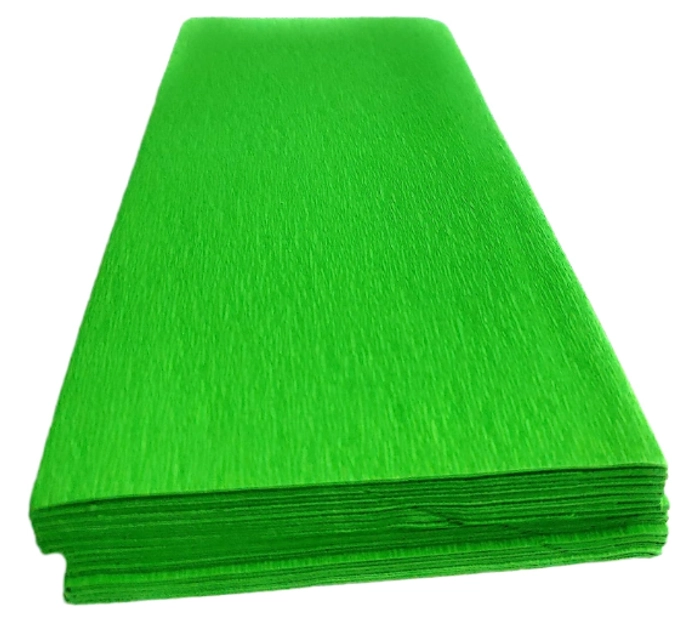 Creativity Street Crepe Paper, Green, 20 In. x 7.5 Ft., 12 Sheets at