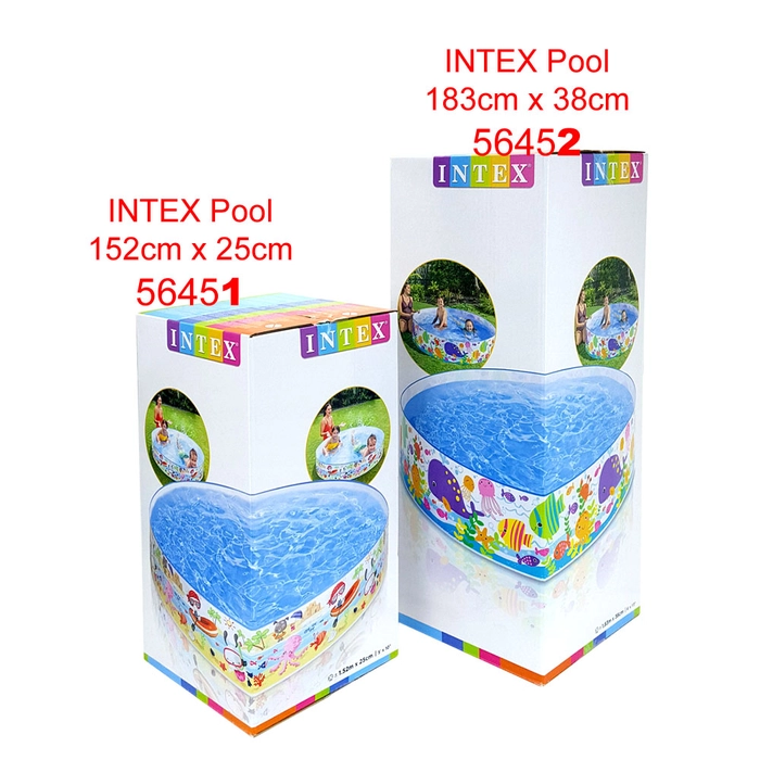 Intex 56451 56452 Kids Children Ocean Snapset Play Pool Playing Water Kolam Main Air Toys