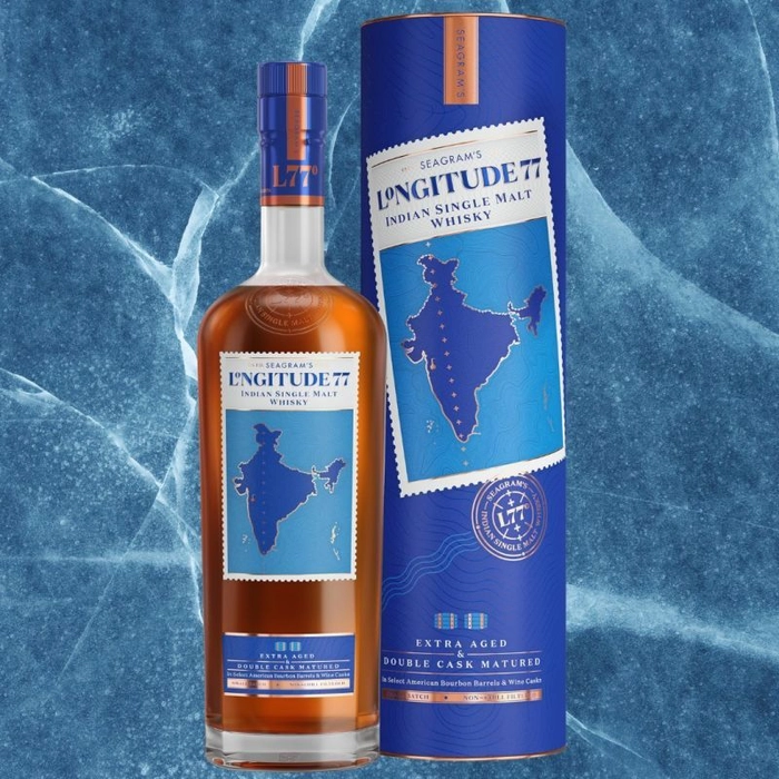 Longitude 77 Indian Single Malt Whisky